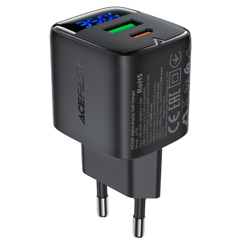 Củ sạc GaN A116 PD35W (USB-A + USB-C)